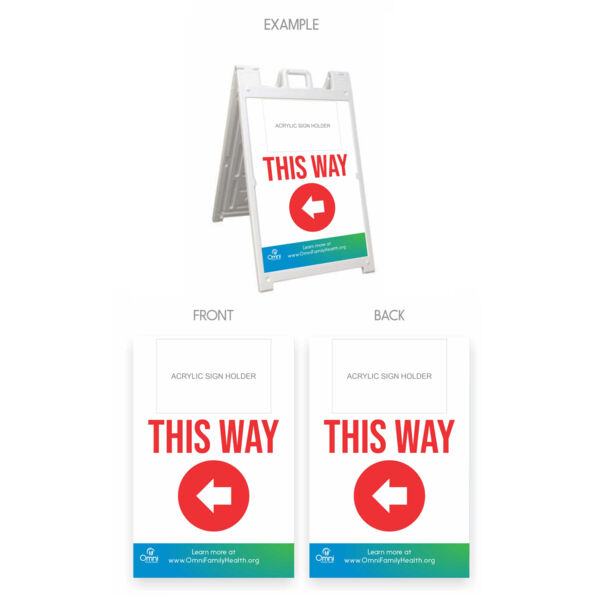 	A-Frame Kit - This Way (Inserts & A-Frame) Thumbnail