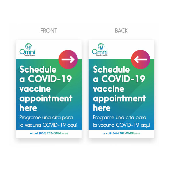 Insert Graphic - Schedule Covid Vaccine Appointment - for A-Frame (No Frame) Thumbnail
