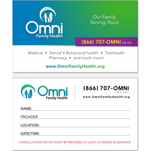 Appointment Card 2021 Thumbnail