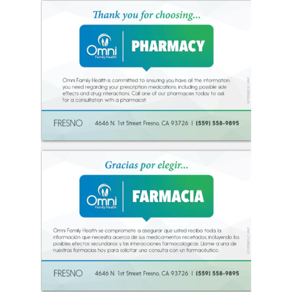 FRESNO 2021 Pharmacy Delivery Slip- CFF0221 Thumbnail