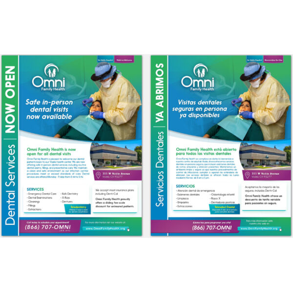 Visalia Dental Re-Opening Flyers Thumbnail