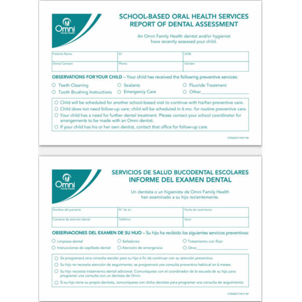 Dental Report Referral Form Thumbnail