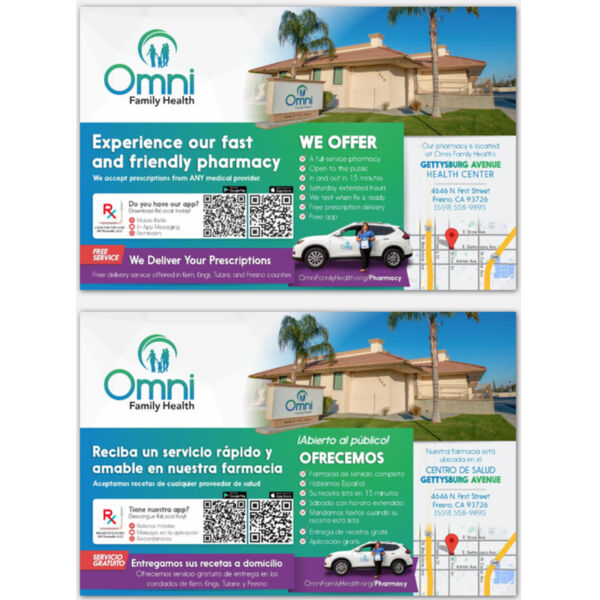 CKB21A Fresno Gettysburg Pharmacy Postcards 4-21 Thumbnail