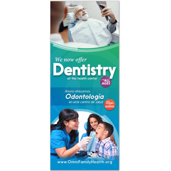 Visalia Dental Banner Stand - DB19H Thumbnail