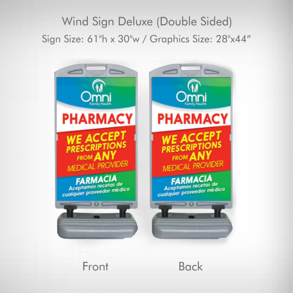Wind Sign Deluxe Double Sided Thumbnail