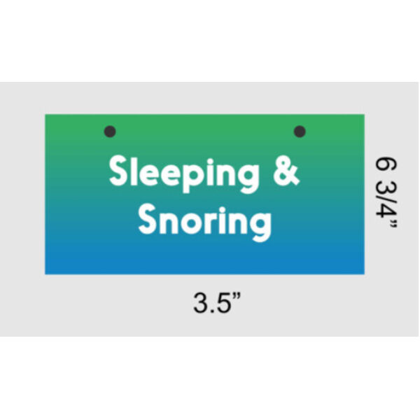 Sleep & Snoring Sign Thumbnail