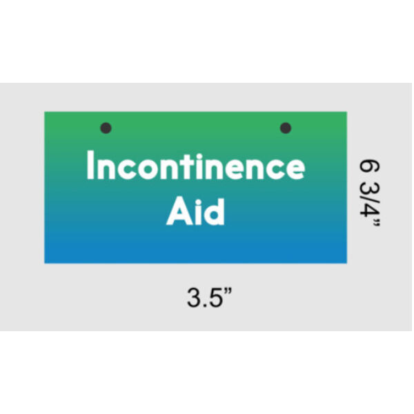 Incontinence Aid Sign Thumbnail
