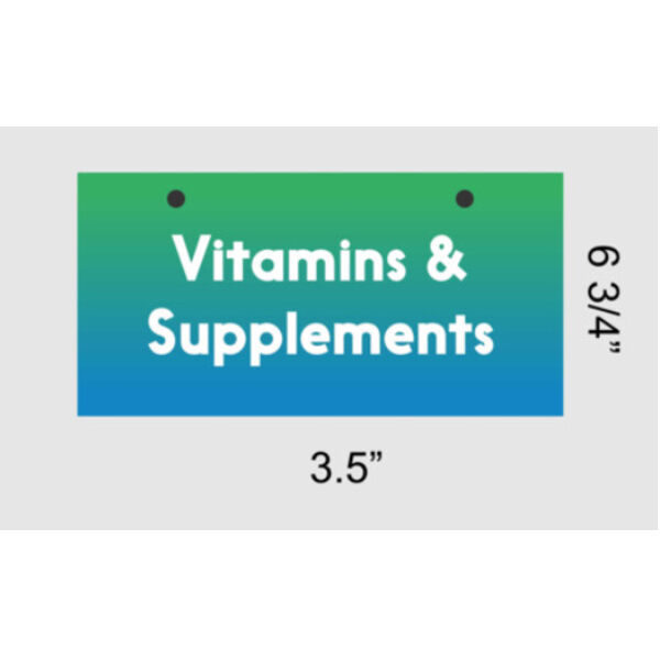 Vitamins & Supplements Signs Thumbnail